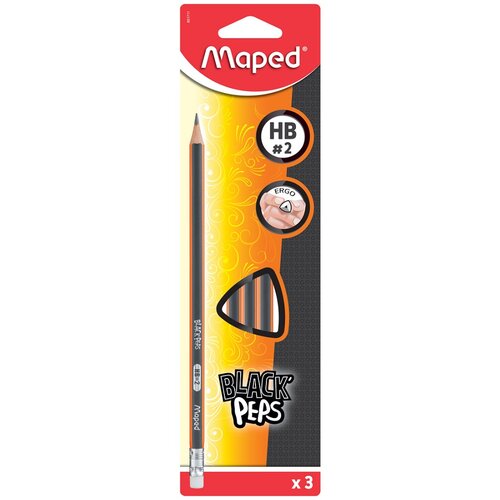 Maped grafitna olovka BLASK`PEPS sa gumicom hb 1/3 Cene